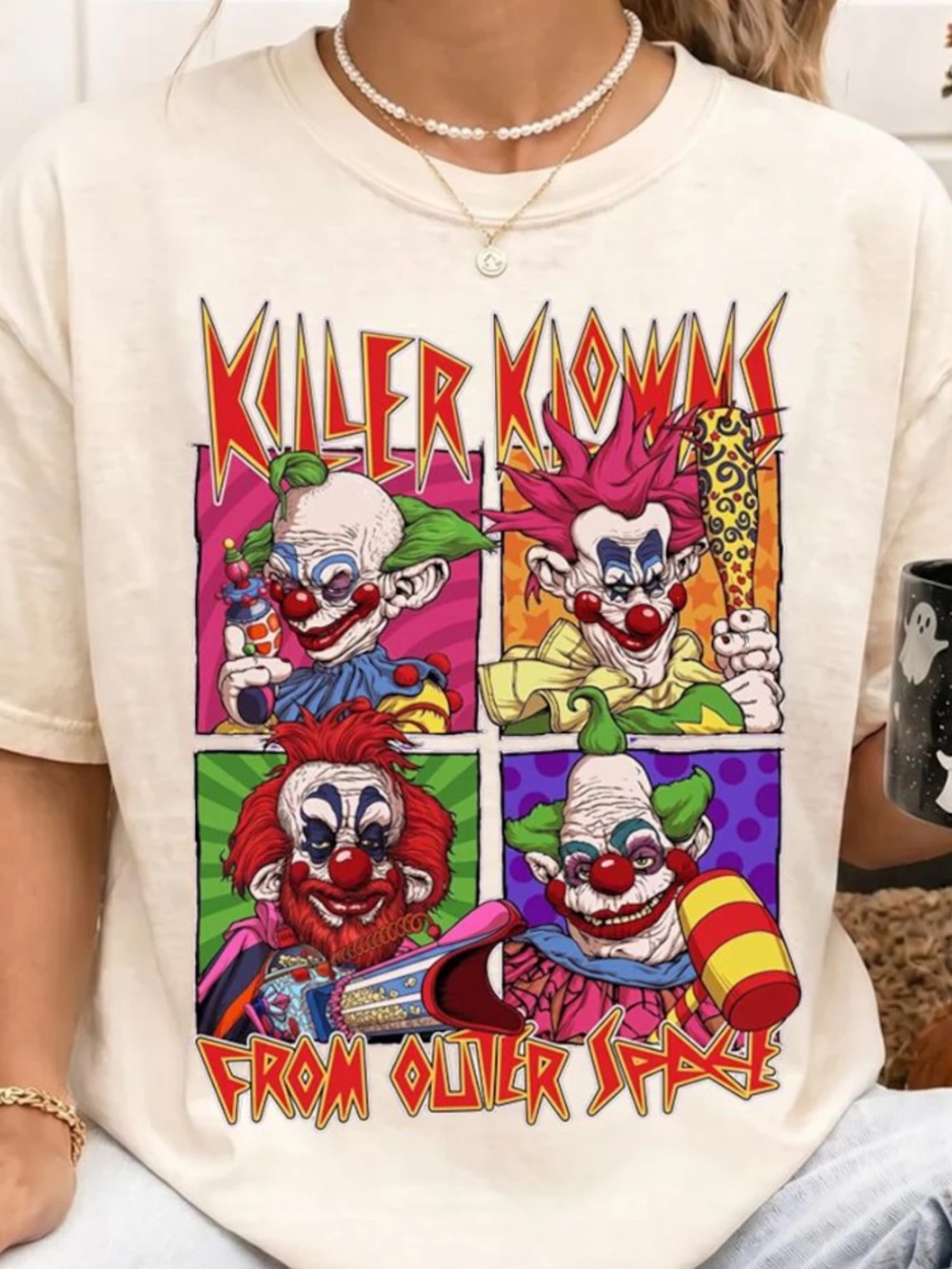 Killer Klowns 1988 From Outer Space Unisex Short Sleeve Tee Fright
